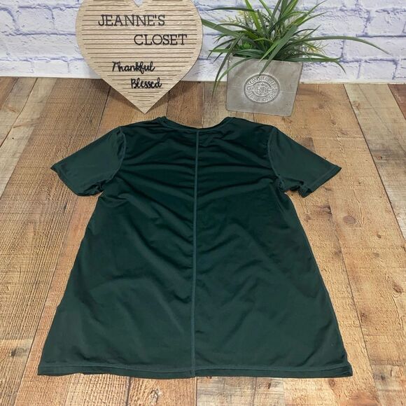 Fabletics Women's Pheonix Lite Short-Sleeve T-Shirt Hunter Green  Size M - Picture 5 of 12